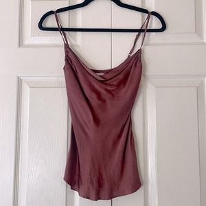 Aritzia satin camisole